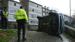 Un accidente de tr�fico registrado en la avenida de Xo�n XXIII en el a�o 2019