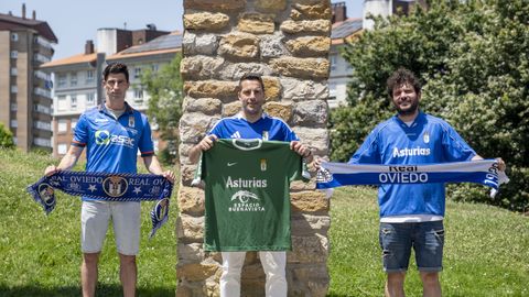 De izquierda a derecha: Nacho Lpez, Jaime lvarez y Jon Carrera