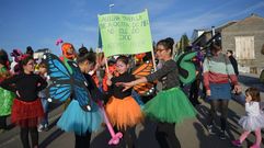 Desfile de carnaval organizado en el 2017 por la asociaci�n de padres del colegio de O Incio