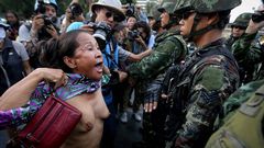 Tailandia protesta contra el golpe de Estado