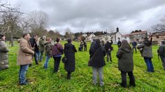 El campo donde se celebra la Feira do Trece, en Sedes, acogi� el acto central de la conmemoraci�n.
