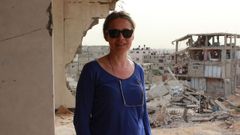 Raquel Mart�, directora del comit� espa�ol de la UNRWA, agencia de la ONU para los refugiados palestinos