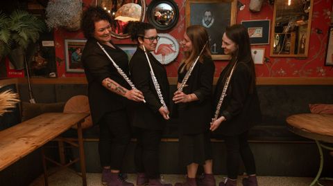 O cuarteto Debiselas actuar� esta tarde en Malpica 