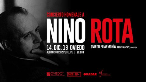 Cartel del concierto homenaje a Nino Rota