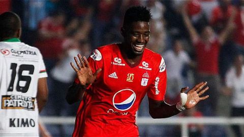 Olmes Garcia America de Cali Real Oviedo.Olmes Garc�a, en un encuentro con America de Cali