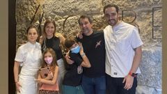 El chef Javi Olleros y su familia visitaron Ceibe