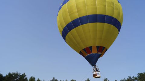 Las subidas en globo comenzaron este fin de semana en Manzaneda