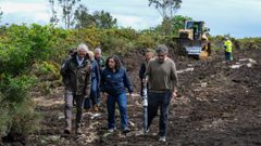 La delegada territorial Bel�n do Campo supervis� la limpieza de 50 hect�reas en Lousame, enmarcadas en un plan de prevenci�n de incendios forestales de la Xunta