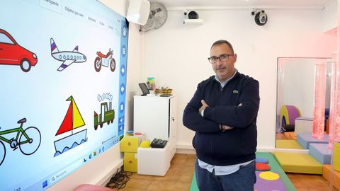 Xo�n Espa�a leva implicado na asociaci�n Amicos desde os seus inicios.