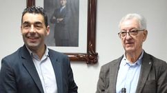 O presidente da Deputaci�n e o alcalde de Valga, nunha imaxe de archivo.