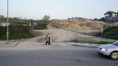 Zona de la glorieta de la avenida de Zamora donde se produjo el atropello mortal de marzo del 2023.