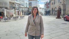 La portavoz del PP de Betanzos, Cecilia Vzquez, en una imagen del 2023