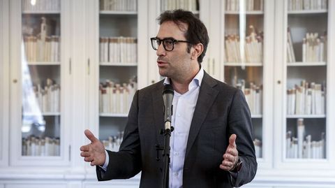 El ministro de Econom�a, Carlos Cuerpo, hoy en Bruselas