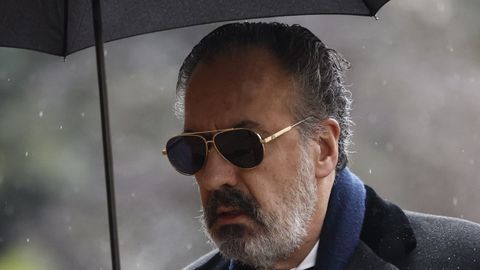 Jaime de Marichalar a su llegada a la catedral ortodoxa griega de San Andr�s y San Demetrio de Madrid.