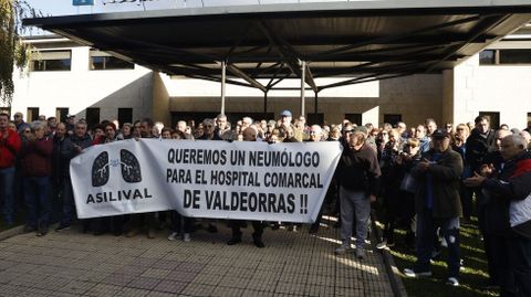 Foto de la concentraci�n promovida por Asilival el pasado jueves.