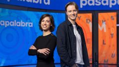 Rosa Rodríguez y Manu Pascual, concursantes de «Pasapalabra»