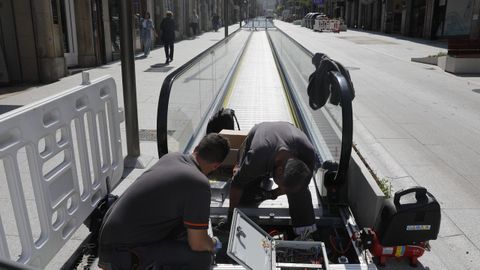 Las fuertes tormentas de los �ltimos d�as han inutilizado las rampas de la calle Concordia. Los siete tramos est�n parados y en proceso de reparaci�n. Seg�n ha informado el gobierno municipal podr�n volver a estar en funcionamiento este fin de semana.