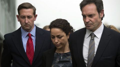 Carneiro, durante la sesi�n del juicio este martes
