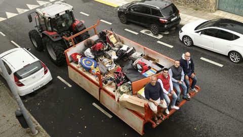 El tracto de Recyclin transport� una gran cantidad de material hasta el desv�n municipal.