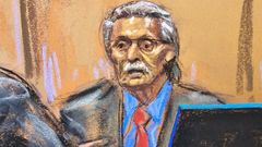 David Pecker, durante su testimonio en el juicio contra Trump.