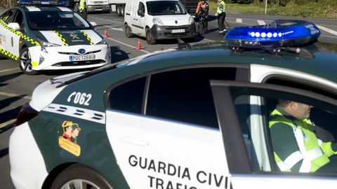Imagen de archivo de un control de la Guardia Civil