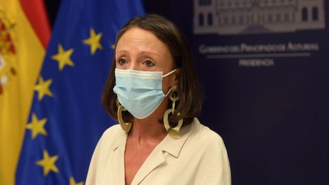 La consejera de Derechos Sociales y Bienestar y portavoz del Ejecutivo asturiano, Melania �lvarez