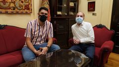 J�come, con Rodrigo Toro, alcalde de Santa Rosa de Cabal.