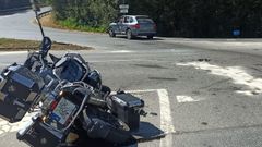 Accidente en la N-6 en Begonte