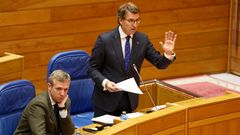 Feijoo se encara con Villares tras su contundente ataque al expresidente Albor