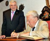 El cient�fico sueco Lennart Levi vio premiados sus m�ritos.