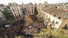 Vista general de los simpatizantes durante el acto contra la amnist�a y refer�ndum de autodeterminaci�n, este domingo en Valencia