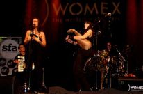 A gaiteira Cristina Pato actuou na edici�n do Womex celebrada en Copenhague no 2010.