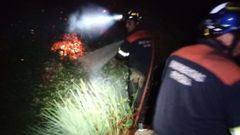 El fuego afect� a 600 metros de zona arbolada