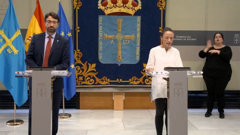 Enrique Fernández y Melania Álvarez