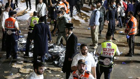 Tragedia por una avalancha en la fiesta ultraortodoxa del Lag Baomer, en Israel