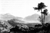 George Landmann dibuj� en 1818 el camino a Pontesampaio