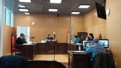 El acusado mostr� su conformidad en una conexi�n por videoconferencia desde la c�rcel de Pereiro.