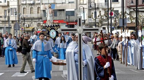 Procesin del Resucitado en Cangas.