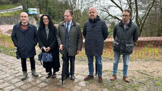 Cultura inicia la obra de la conexi�n peatonal entre Santa Mar�a del Naranco y San Miguel de Lillo