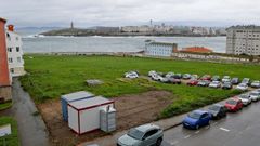 Vista del solar en el que est&aacute; previsto el proyecto de As Percebeiras, en Laba&ntilde;ou