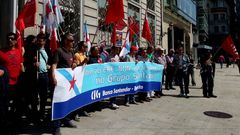 La acci�n reivindicativa comenz� a las 11 y finaliz� a las 12 horas.