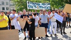 Doscientas personas piden libertad para el acusado del crimen de Salceda
