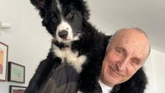 Paco Mir y su perro.