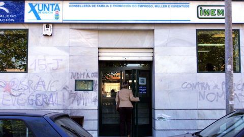 Una oficina de empleo en Santiago