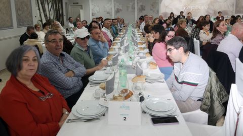 Celebracin del 25 aniversario de la asociacin AMICOS en el  Restaurante Trapeiro, Lousame