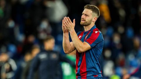 Shkodran Mustafi.Shkodran Mustafi, central del Levante