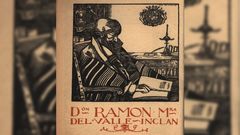 Retrato del escritor en �La L�mpara Maravillosa�