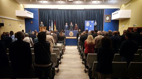 Acto oficial de conmemoraci�n del d�a de la Polic�a Nacional en Monforte, marcado por la inminente apertura de la nueva comisar�a
