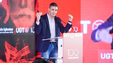 S�nchez en el centenario de Pablo Iglesias Posse.