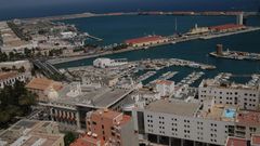 Vista a�rea de la ciudad de Ceuta